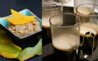 Dirty Chai rijstdessert met mango